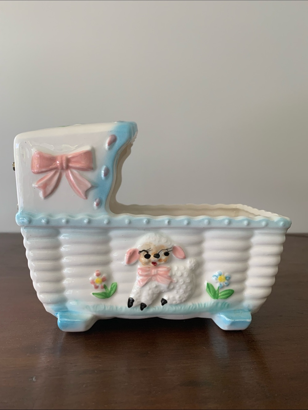 1950’s Musical Cradle Planter